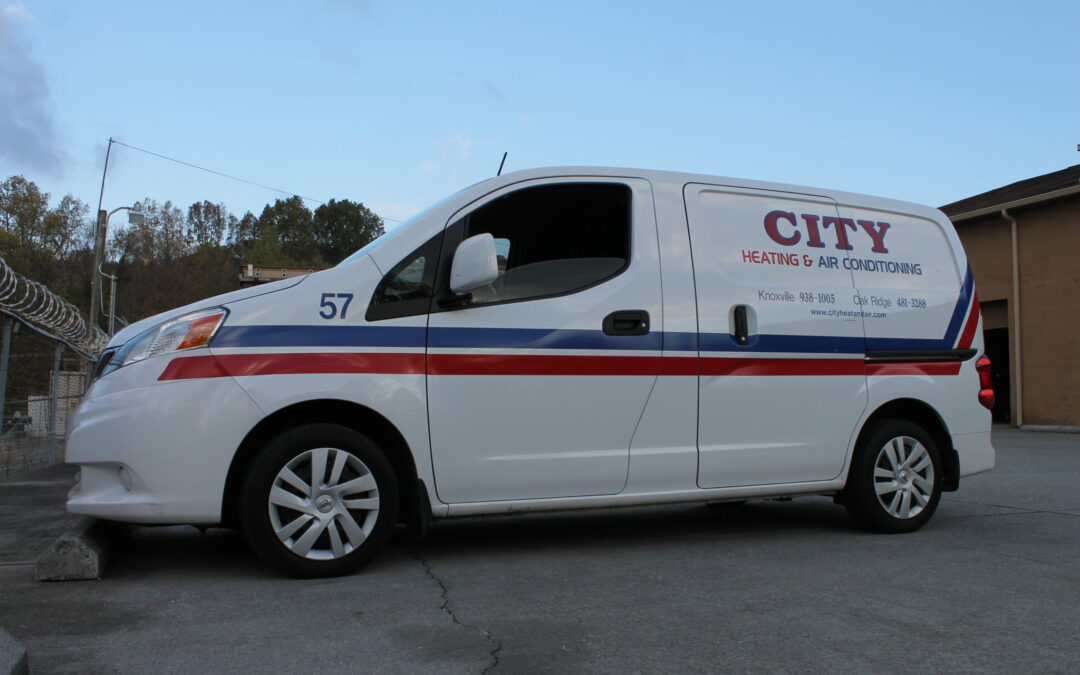 Photo of City Heating and Air Conditioning Technician Van