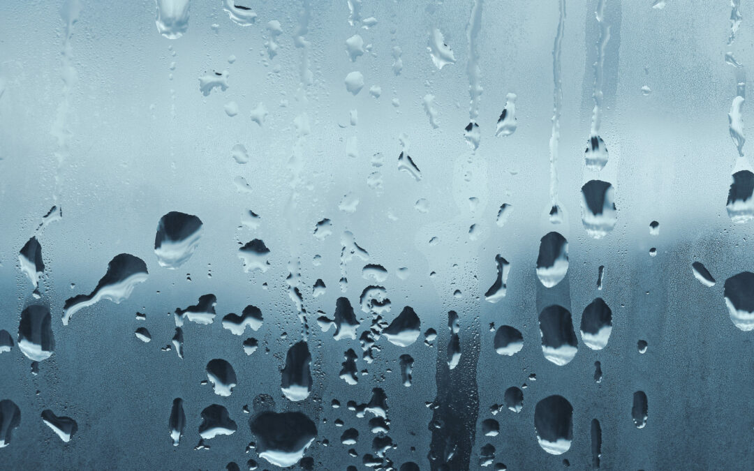 humidity on windowsill from HVAC system, managed by City Heat and Air, Knoxville, TN